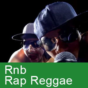Sélection de musique rnb, rap et reggae